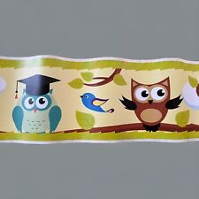 Eulen Kinder Bordüre Selbstklebend 250x10cm