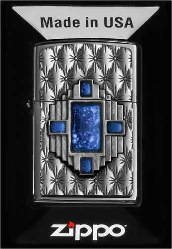 Zippo benzinfeuerzeug blue - zippo,