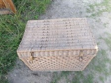 Weidenkorb 75 cm Korbtruhe Truhe Weide Weidentruhe Spielzeugbox Koffer Design