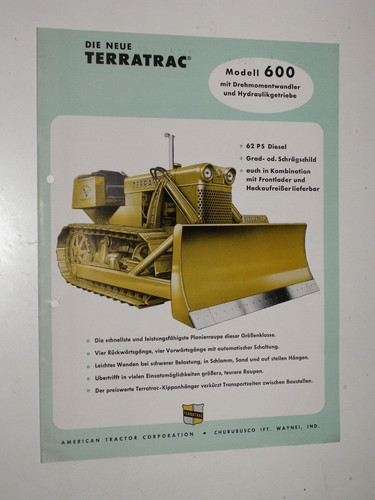 Vintage terratrac modell - vintage,