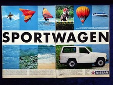 Nissan Patrol Hardtop, originale Werbung aus 1986  Großformat !!