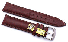 Uhrenarmband 20mm /18mm Louisiana Alligator made Germany braun Krokodil Band