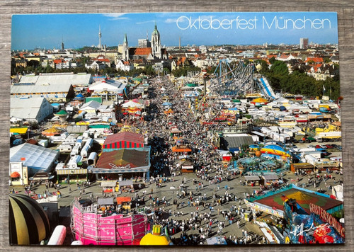 Postkarte oktoberfest - postkarte,