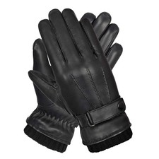 BUNDESWEHR LEDERHANDSCHUHE BW HANDSCHUHE GEFÜTTERT WINTER LEDER FINGERHANDSCHUHE