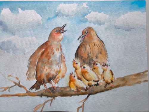 Aquarell bild illustration - aquarell, bild.