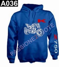 Z750 Kapuzenpullover Blau