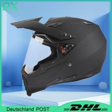 Mit Visier Quad Crosshelm