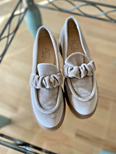 * AGL ATTILIO GIUSTI LEOMBRUNI  *  beige LOAFER Schuhe Gr. 40 -US 8 -UK 7