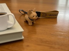 Schlüsselanhänger "Französische Bulldogge" in braun! Hund! Dog!