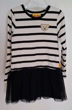 ?? Süßes Steiff Kleid Blau Weiß Tüll  Geringelt...Gr 92 Zustand NEUwertig ?