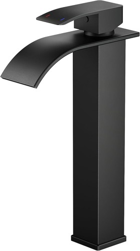 Schwarzer wasserhahn mit - schwarzer,