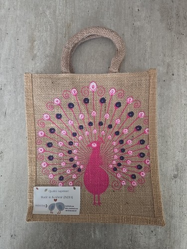 Peacock india jute - jute, bag