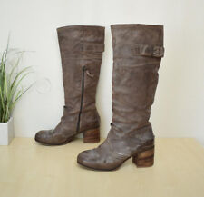 coole Air Step Stiefel Gr. 40 Damen Boots mit Blockabsatz Antiklook Airstep