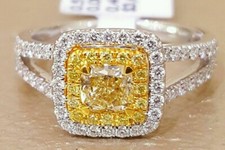 14 K Weißgold 2,75 kt weißer