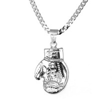 925 Sterling Silber AnhängerBox Handschuh Boxhandschuh hohl Boxen Boxer  126