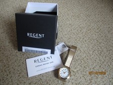 Armbanduhr goldfarben von Regent - NEU und OVP