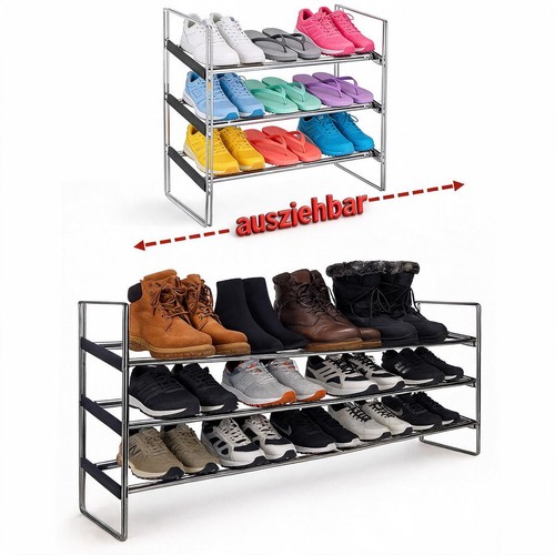 Schuhregal ausziehbar bis - , 119