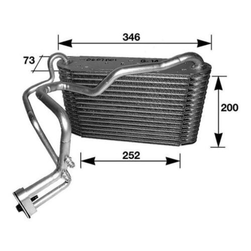 Verdampfer klimaanlage mahle - klimaanlage,