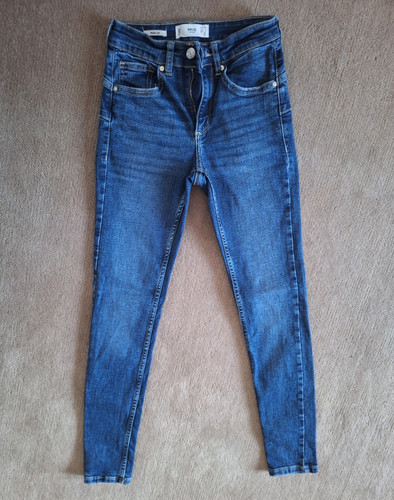 Mng damen skinny jeans blau - jeans,