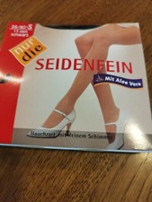 nur die Seidenfein Strumpfhose Gr. 38/40, schwarz 15 den, Neu OVP  -313-