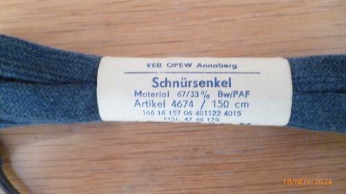 Ddr flache schnürsenkel - ddr,