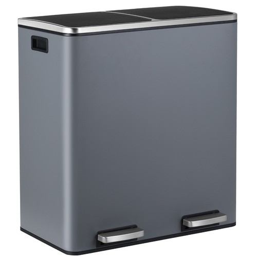 Mülleimer edelstahl 60l - mülleimer,