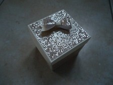 Hochzeit Geldgeschenkbox 3D, gold creme glitzer, mit Hochzeitstorte