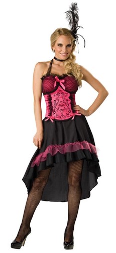 Saloon gal kleid western - saloon,