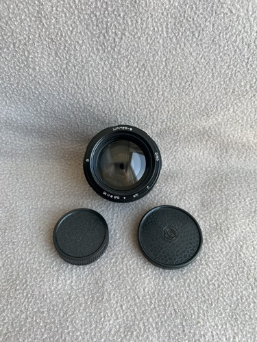 Jupiter 85mm soviet lens - soviet,