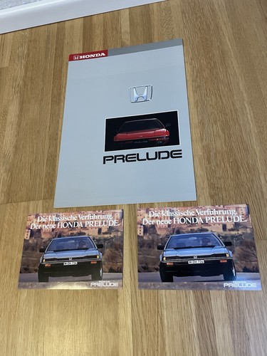 Honda prelude prospekt 80er - prelude,
