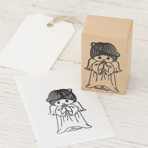 Motivstempel engel 4x6cm - engel,