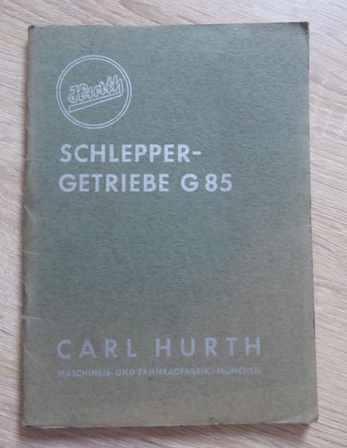 Hurth schleppergetriebe typ - hurth,