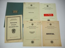 5x Patent Urkunde Macholl