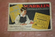 Märklin Metall Baukasten Baukastenbuch 71a 1-3 aus 1937 Vollständig GUT Erhalten