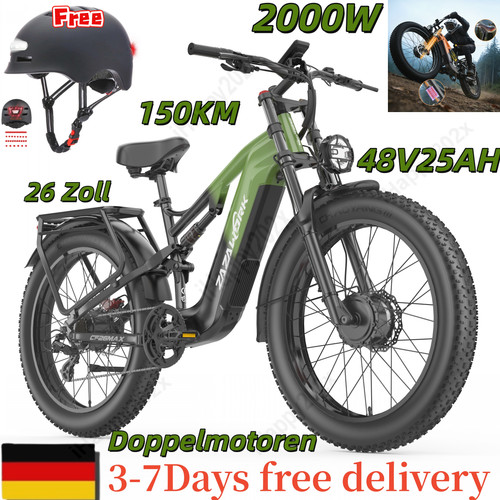2000w doppelmotoren 26zoll - doppelmotoren,
