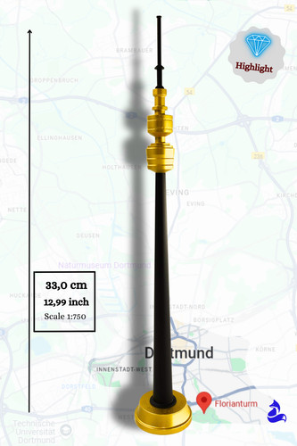 Der florianturm modell vom - "florianturm",