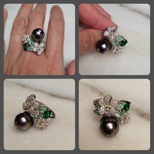 Südsee Tahiti Perlen Ring