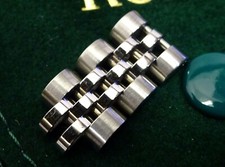 3 Stück ORIGINAL ROLEX ERSATZGLIED JUBILEE 10 mm GLIED Stahl 62510D