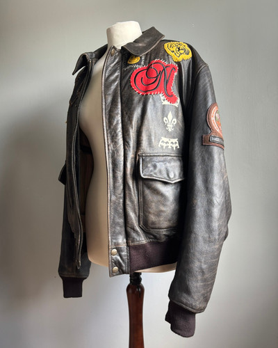 Nickelson leder fliegerjacke - leder,