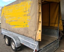 PKW Tandem Anhänger 2,7t Plane Tieflader