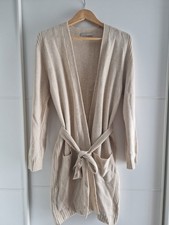 Original Stefanel Strickjacke Beige Größe L Mit Kaschmiranteil Neuwertig