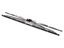 2 Silberne Scheibenwischer