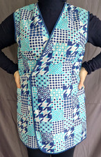 Nylon Dederon kittel schürze Vintage  Apron M82   Wickelkleid/kittel Original