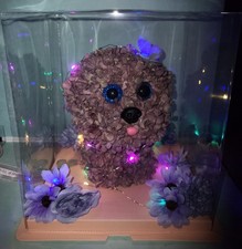 Unikat niedlicher Blüten-Hund