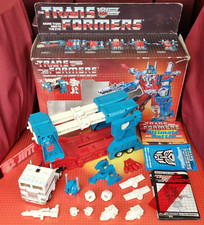 Vintage Hasbro Transformers G1 Autobot Ultra Magnus komplett in Box Gummireifen