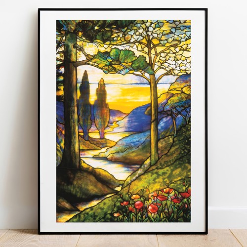 Kunstdruck tiffany ein feines - kunstdruck,