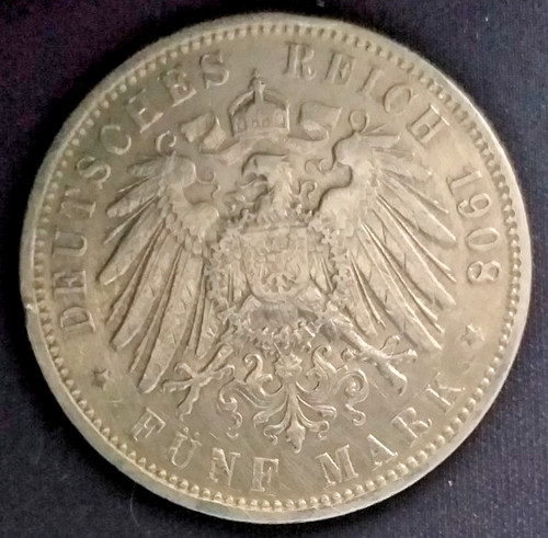 Mark 1908 kaiserreich - 5, mark,