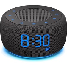 Radiowecker Bluetooth Nachtlicht Dimmer Wecker Digital Lautsprecher