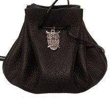 Schmuck Lederbeutel schwarz