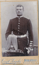 Cdv kabinettfoto soldat - kabinettfoto,